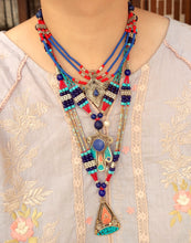 Evil eye Turquoise jewelry-Hamasa pendant- Lapis pendant- Pendant- Boho  Pendant - Statement pendant necklace- Stone jewelry- chain necklace