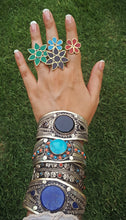 Statement ring- Boho ring- Flower ring- red onyx ring- .Gypsy women's ring.Nomadic Gypsy Stone ring.Flower Ring.Afghan Kuchi Metal ring