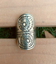 Silver Statement ring- Boho ring- hippie ring- kuchi ring- .Gypsy women's ring. Nomadic Gypsy Stone ring. Flower Ring. Afghan Kuchi jewelry