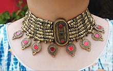 Kohistani tribal necklace- Wedding necklace- Afghan necklace- Festive necklace- Coin necklace- Statement necklace- Kuchi necklace- Silver
