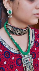 Kuchi Nomadic Vintage Coin Necklace-Boho-Tribal-Gypsy-Afghan Jewelry- Old pendant necklace- Bohemian jewelry- Ethnic jewelry