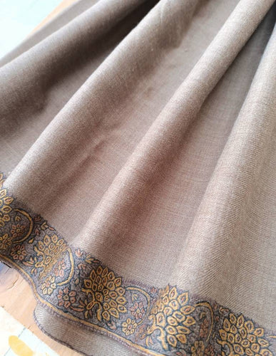 Original handweaved shawl. Vintage one of a kind embroidery shawl- embroidery warm shawl- unisex scarf